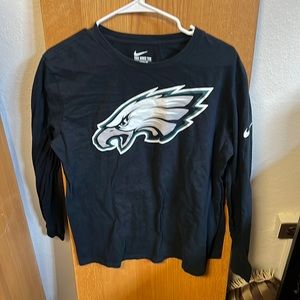 Large Nike Eagles Long Sleeve T